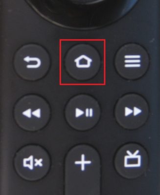 Amazon Fire TV のリモコンの ホームボタン を押します。